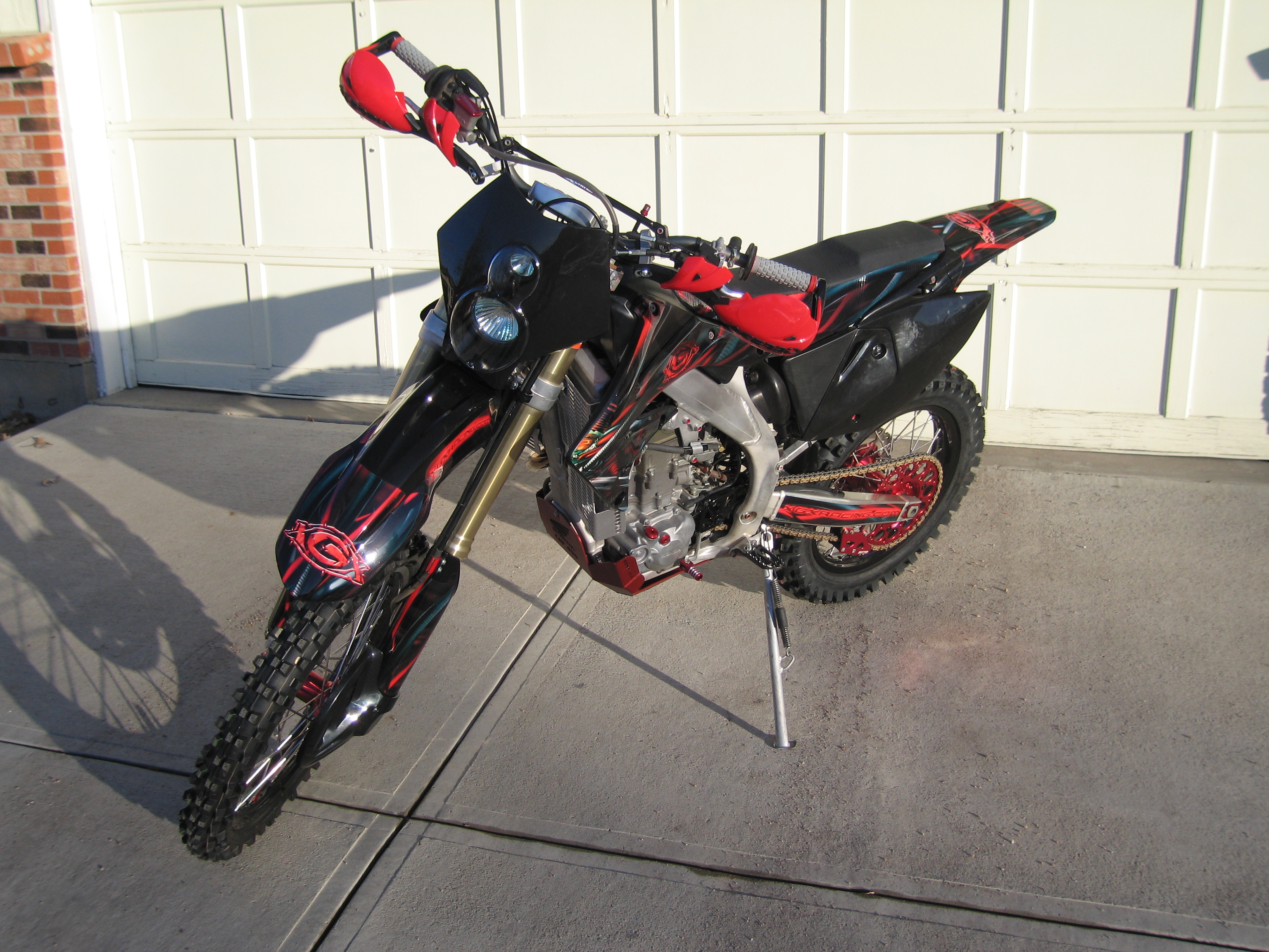 2004 Honda crf 450 black plastics #6